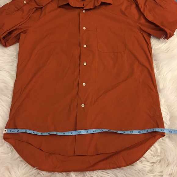 Men’s | Burnt orange | dress shirt - Picture 5 of 12